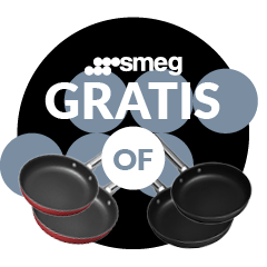 Smeg BG91IAN2 met GRATIS Smeg pannenset '50 style