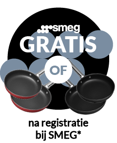 Smeg BG91IAN2 met GRATIS Smeg pannenset '50 style