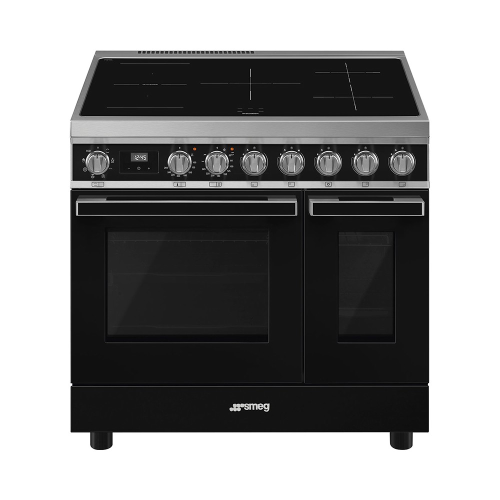 Smeg Master CUISINIERE CPF92IMBL Cuisinière Plaque avec zone à induction Noir A